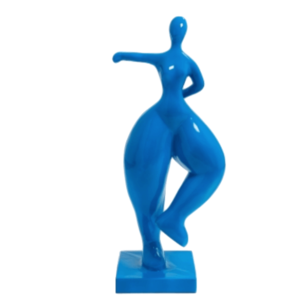 Resine Sculpture Femme Nana 135CM Bleu MAREK - S&C