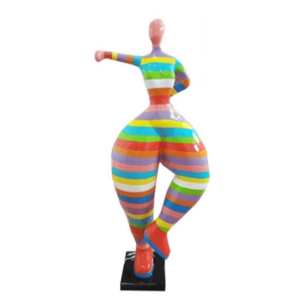 Resine Sculpture Femme Nana 135CM Multicolore JOVAN - S&C
