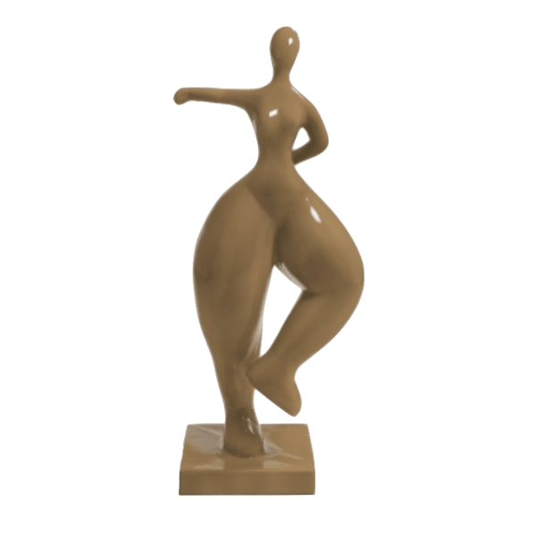 Resine Sculpture Femme Nana 135CM Marron ALZANE - S&C