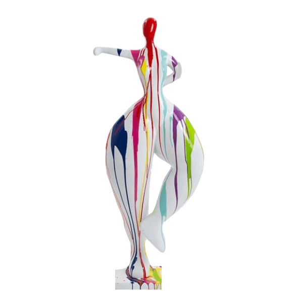 Resine Sculpture Femme Nana 135CM Multicolore AMARIS - S&C