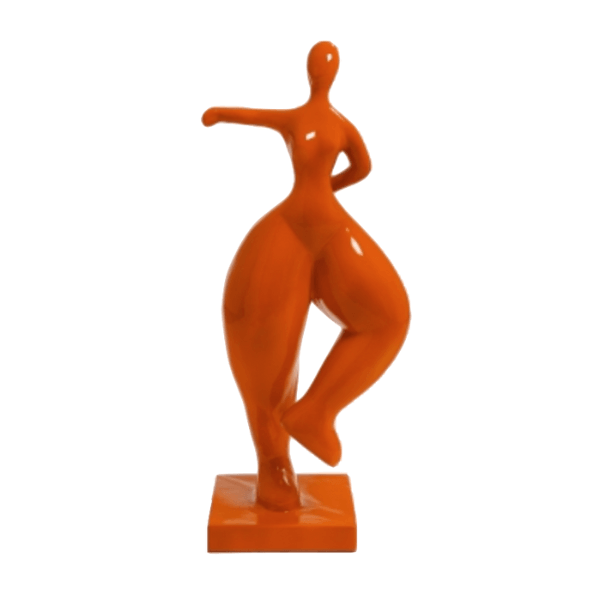 Resine Sculpture Femme Nana 135CM Orange LOUVET - S&C