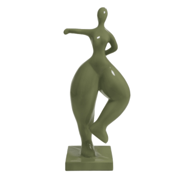 Resine Sculpture Femme Nana 135CM Vert Kaki ELDAN - S&C