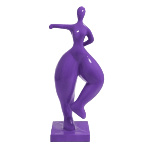 Resine Sculpture Femme Nana 135CM Violet AELIN - S&C