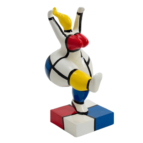Resine Sculpture Femme Nana 55CM Multicolore ZALFIE - S&C