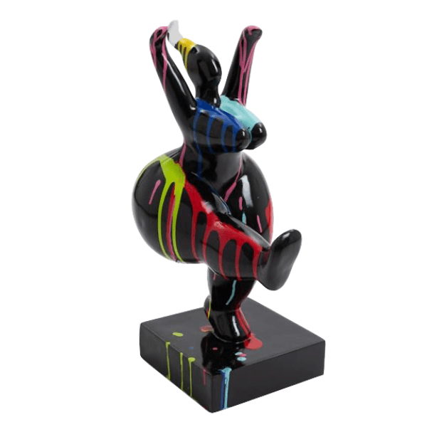Resine Sculpture Femme Nana 55CM Multicolore JALON - S&C