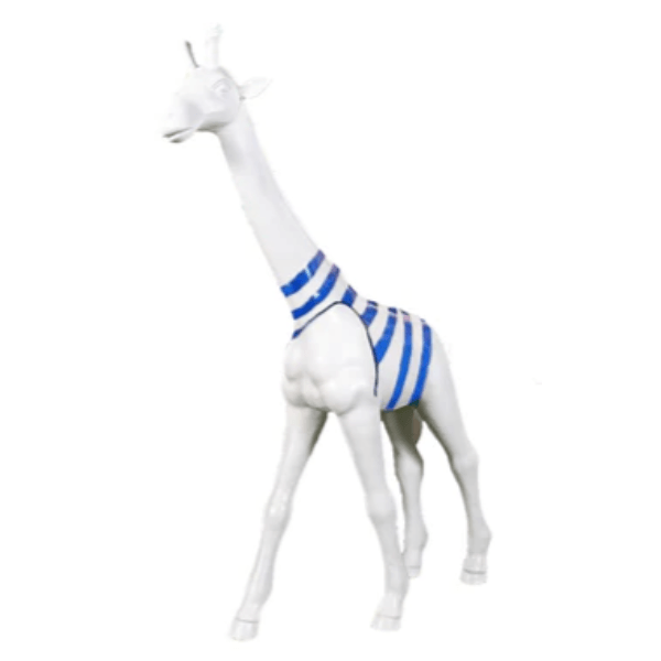 Resine Sculpture Girafe 150CM Marin Bleu ELYAN - S&C