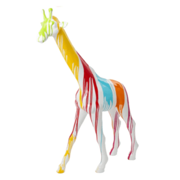 Resine Sculpture Girafe 150CM Multicolore FALIS - S&C