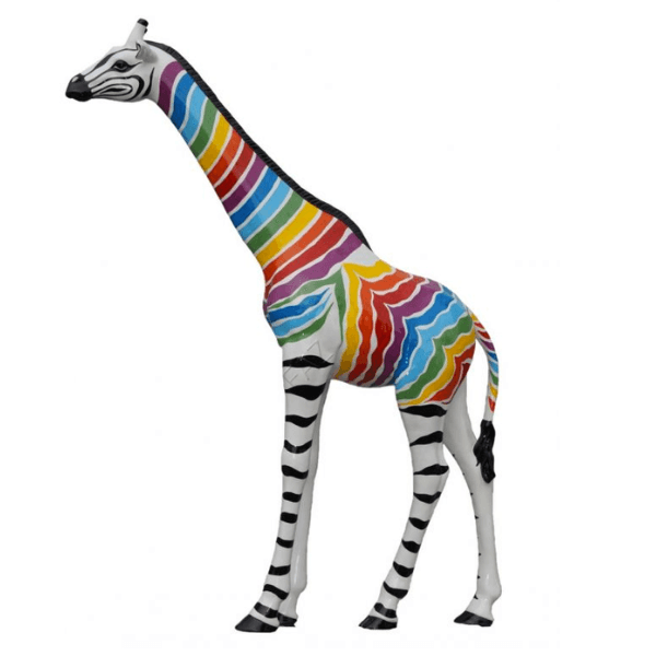 Resine Sculpture Girafe 150cm Reglisse NELVIA - S&C
