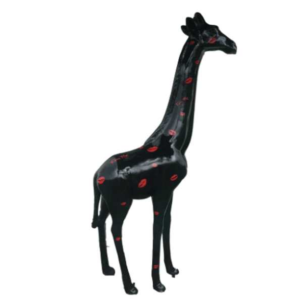 Resine Sculpture Girafe 210CM Multicolore VIRIAM - S&C