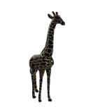 Statue Girafe Animaux Resine - 210cm - Ecaille dorée - ANIMAUX-RESINE.FR