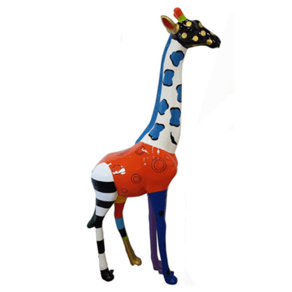 Resine Sculpture Girafe 210CM Mix OLIVEN - S&C