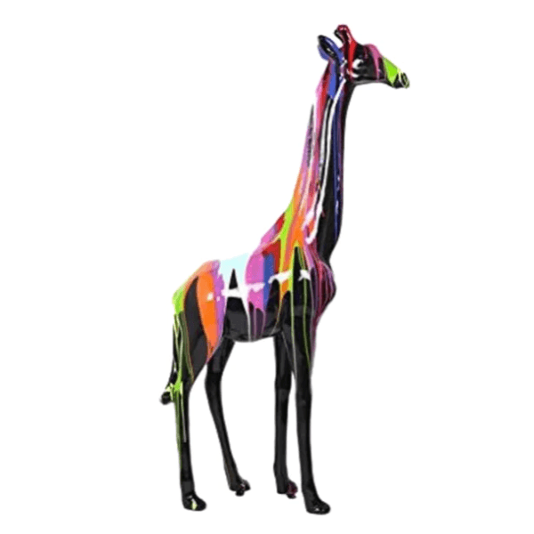 Resine Sculpture Girafe 210CM Multicolore TIVOLI - S&C