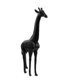 Statue Girafe Animaux Resine - 210cm - Noir - ANIMAUX-RESINE.FR