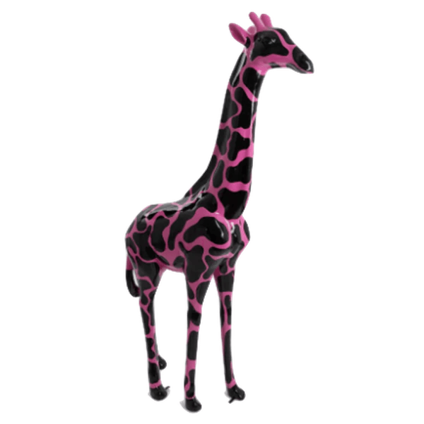 Resine Sculpture Girafe 210CM Rose TAGADA - S&C