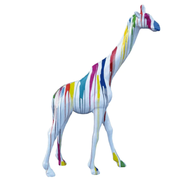 Resine Sculpture Girafe 320CM Multicolore DIMON - S&C