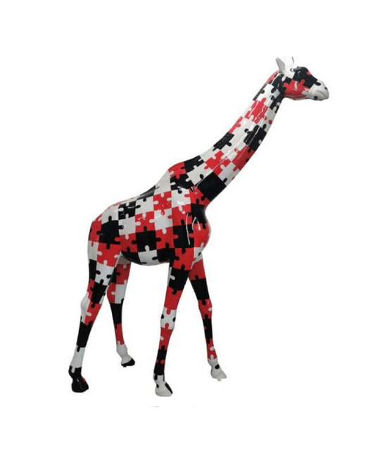 Resine Sculpture Girafe 320cm Multicolore DIMON - S&C