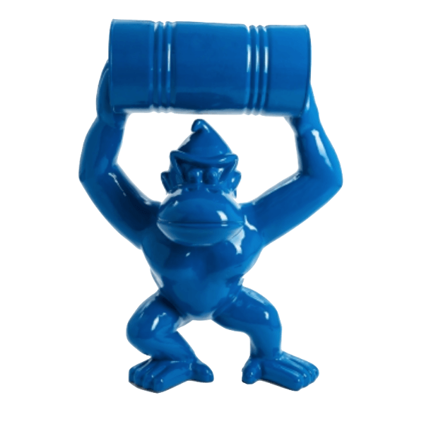 Resine Sculpture Canard 120CM Bleu LIRK - S&C