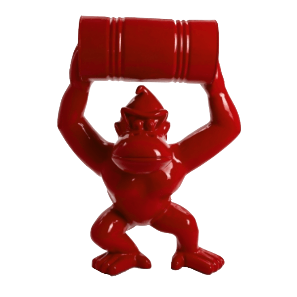 Resine Sculpture Canard 120CM Rouge JOVIAN - S&C