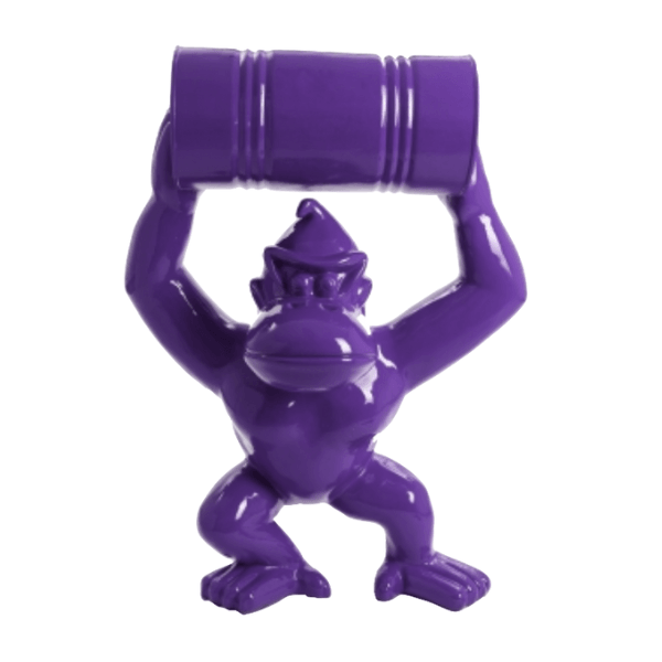 Resine Sculpture Canard 120cm Violet LOMIR - S&C