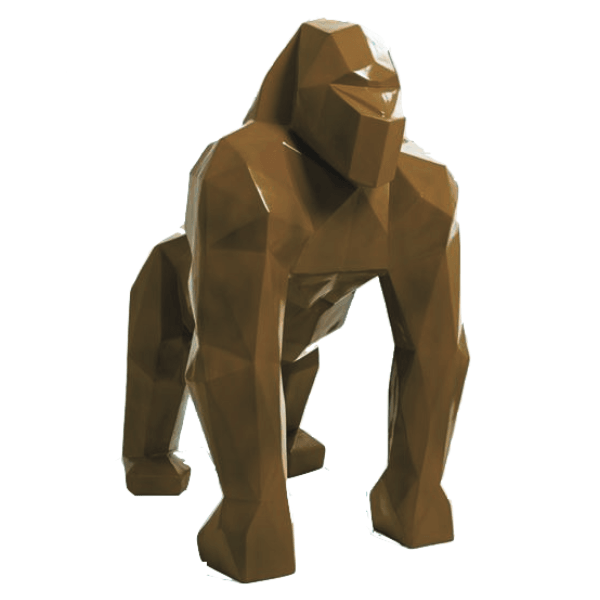 Resine Sculpture Gorille 140CM Marron LONDRI - S&C