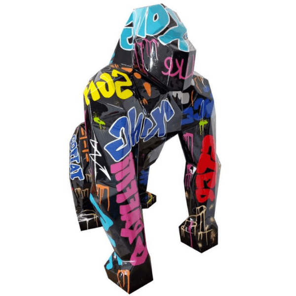 Resine Sculpture Gorille 140CM Multicolore ALVOR - S&C