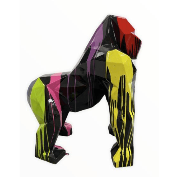 Resine Sculpture Gorille 40CM Multicolore NOLAN - S&C