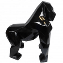 Statue Gorille Origami Animaux Resine - 40cm - Noir - ANIMAUX-RESINE.FR