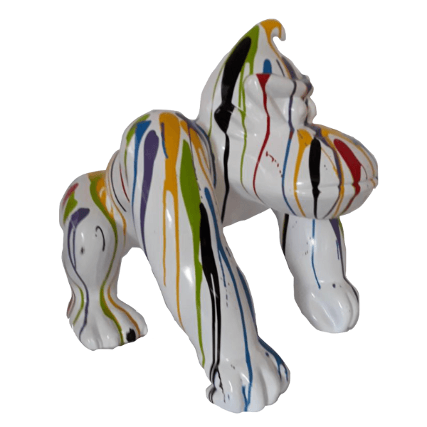 Resine Sculpture Gorille 40CM Multicolore NEMO - S&C