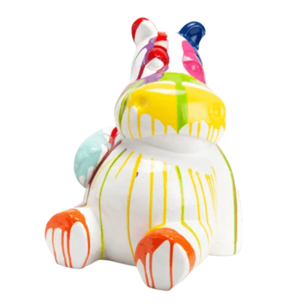 Resine Sculpture Hippopotame 50CM Multi Couleur ALTHA - S&C