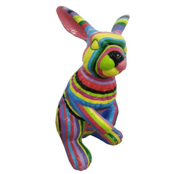 Resine Sculpture Lapin 115CM Multicolore ELDAN - S&C