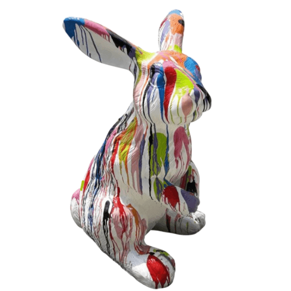 Resine Sculpture Lapin 115CM Multi Couleur ELOEN - S&C