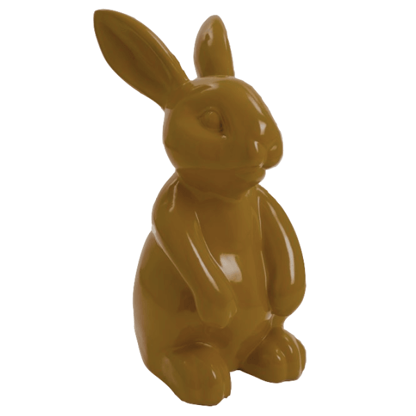 Resine Sculpture Lapin 60CM Marron HAZEL - S&C