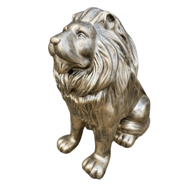 Resine Sculpture Lion 65CM Bronze LORENZO - S&C