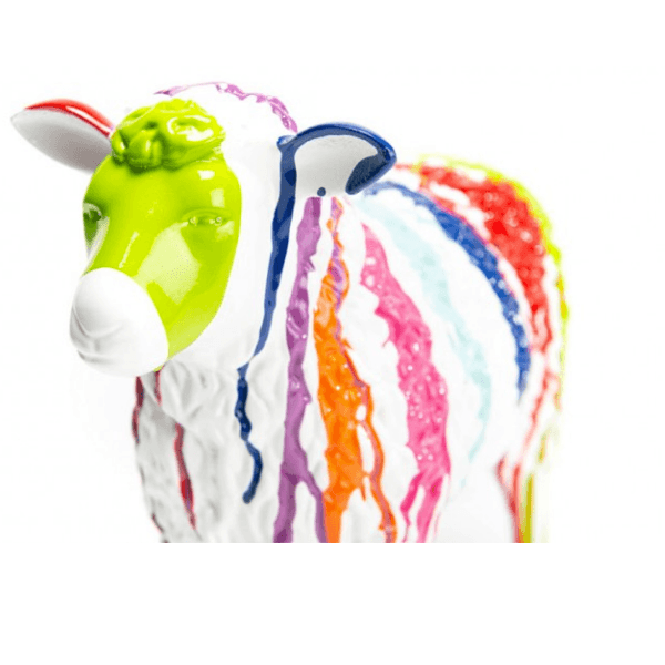 Resine Sculpture Mouton 110CM Multi Coulure JORAN - S&C