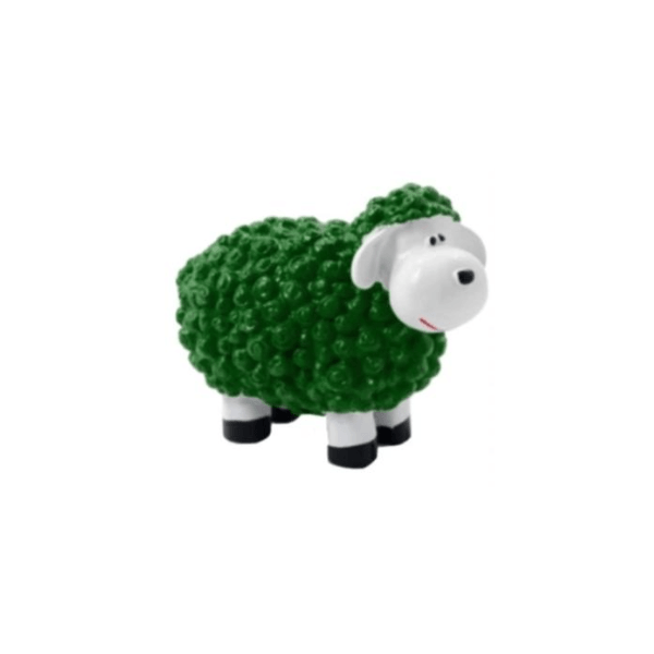 Resine Sculpture Mouton 40CM Vert NAEL - S&C