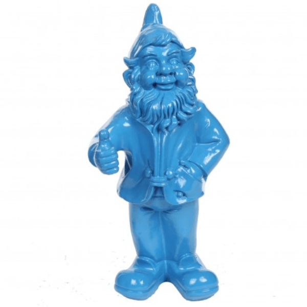 Resine Sculpture Nain 30 CM Bleu Ciel LUZEL - S&C
