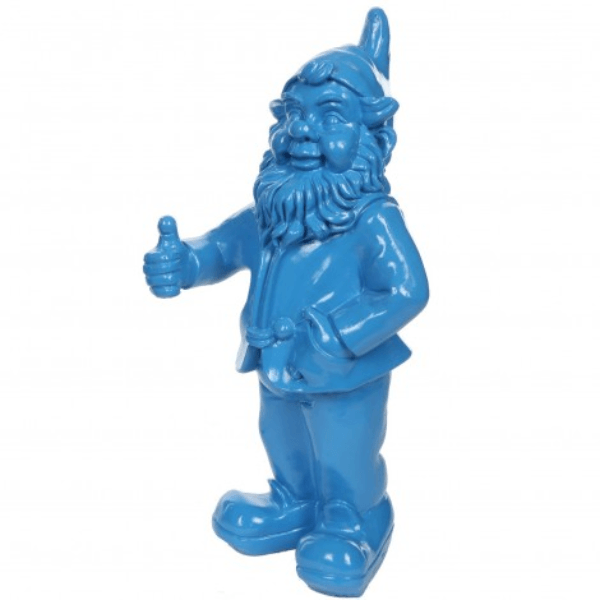 Resine Sculpture Nain 30 CM Bleu Ciel LUZEL - S&C