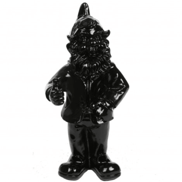 Resine Sculpture Nain 30CM Noir ELDOR - S&C