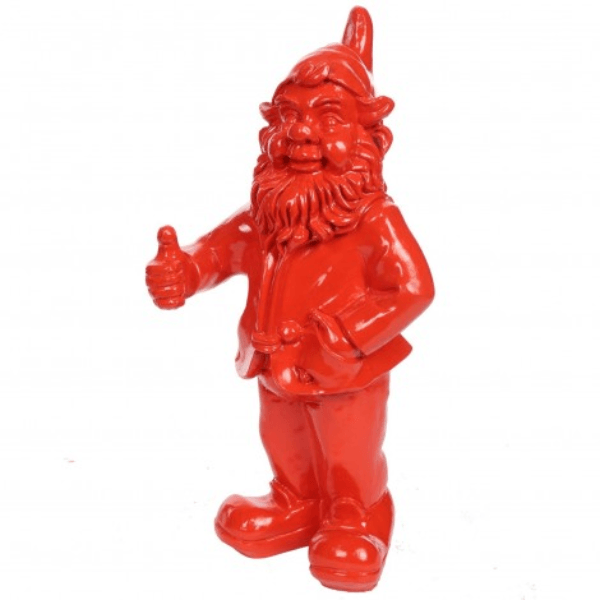 Resine Sculpture Nain 30 CM Rouge JAYDEN - S&C