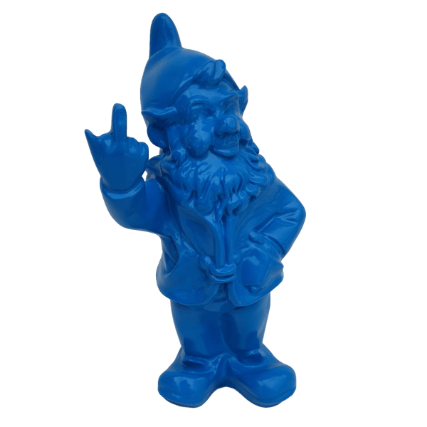 Resine Sculpture Nain 33CM Bleu ALCYON - S&C