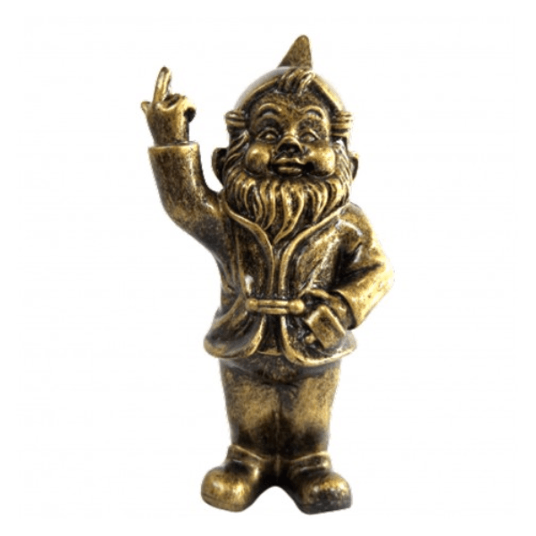 Resine Sculpture Nain 33CM Bronze LOREL - S&C