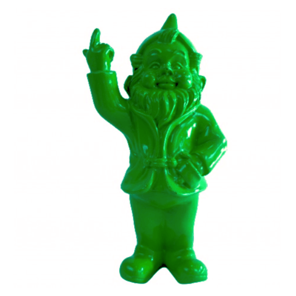 Resine Sculpture Nain 33cm Vert ELDOR - S&C