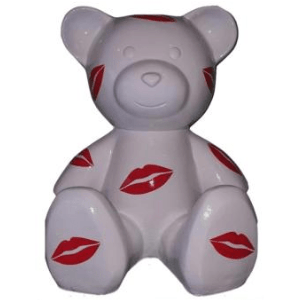 Resine Sculpture Ours 35cm Bisous VEDRAN - S&C