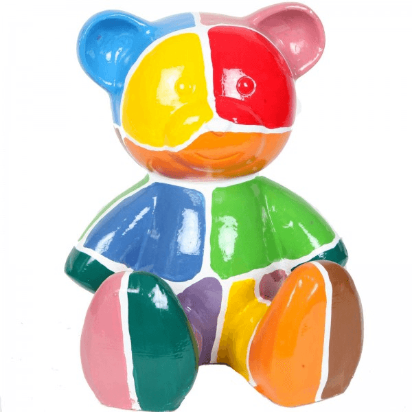 Resine Sculpture Ours 35CM Multicolore LONDRY - S&C