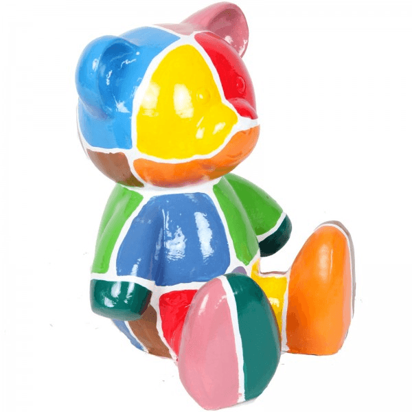 Resine Sculpture Ours 35CM Multicolore LONDRY - S&C