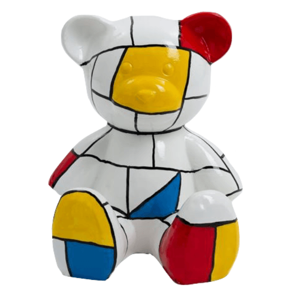 Resine Sculpture Ours 35CM Multicolore AELIANE - S&C