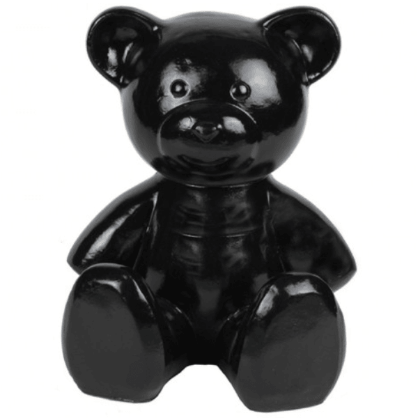 Resine Sculpture Ours 35CM Noir LUCINDO - S&C