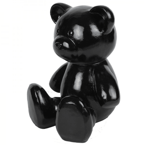 Resine Sculpture Ours 35CM Noir LUCINDO - S&C