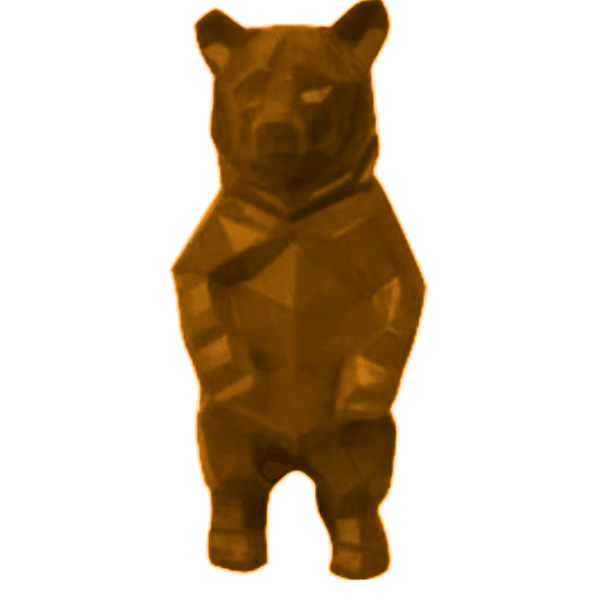 Resine Sculpture Ours 40cm Marron ELDAN - S&C