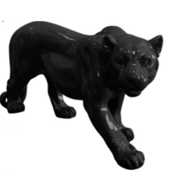 Resine Sculpture Panthère 80CM Noir VIVIENNE - S&C